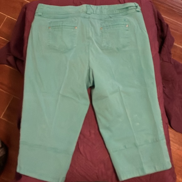Blue Capris - Picture 2 of 4